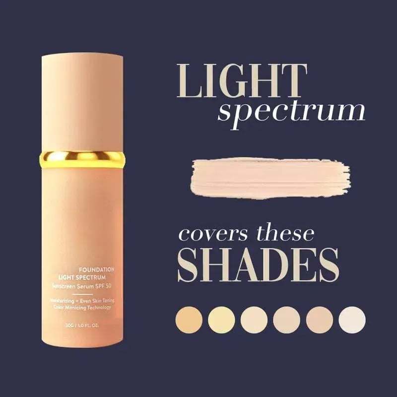 🔥Last Day Sale 49% OFF🎁 Foundation 4 in 1 - Light Spectrum