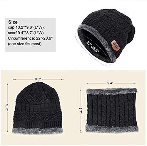 Unisex Woolen Cap Set