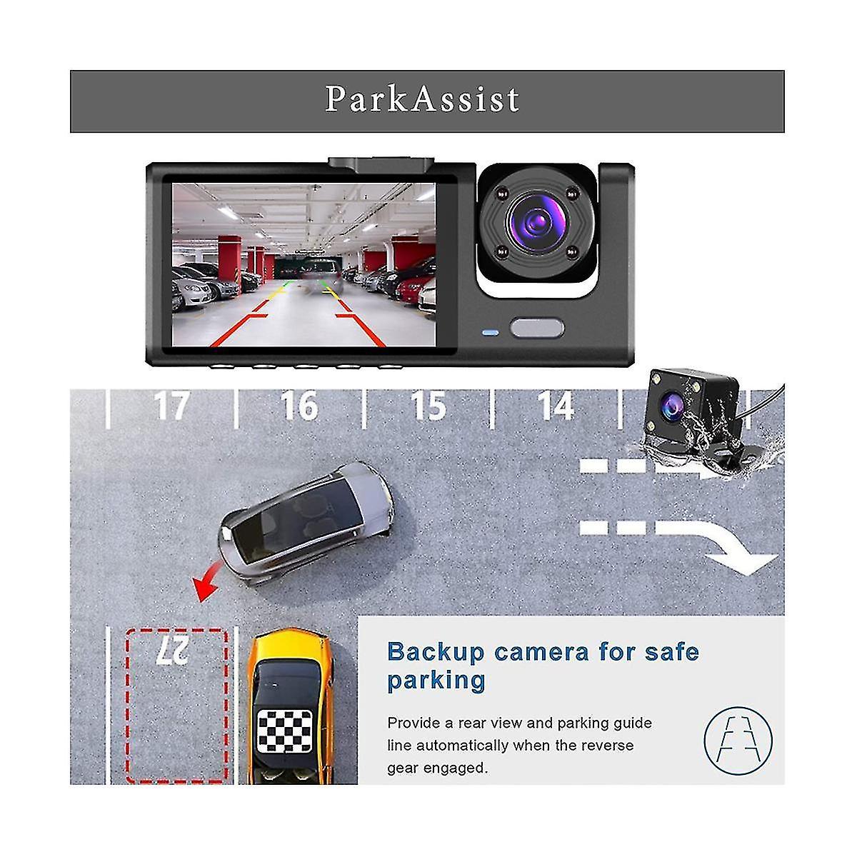 2-Inch Screen Wifi Link 1080P HD Dashcam with Night Vision 2 or 3 Lenses💥FREE SHIPPING💥