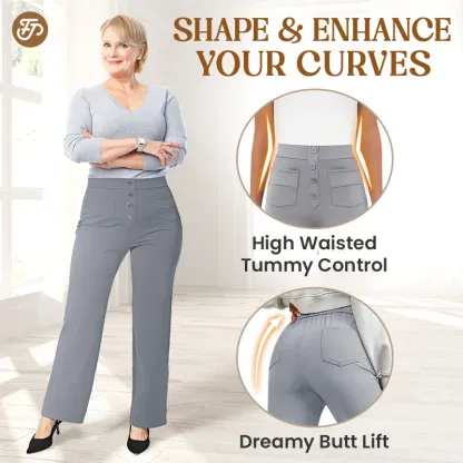 Women's Casual High Waist Stretch Pants