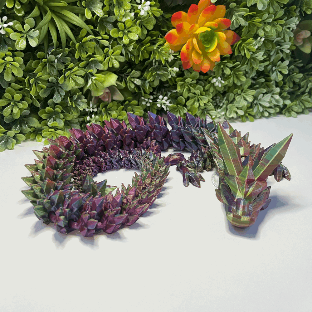 🐉Articulated Crystal Dragon and Dragon Egg🐉🥚