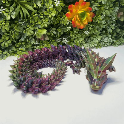 🐉Articulated Crystal Dragon and Dragon Egg🐉🥚