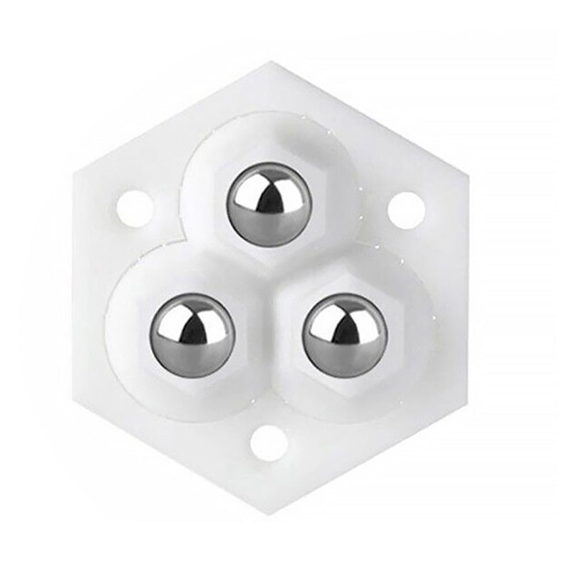 💝360° rotating three-ball caster(4PCS)