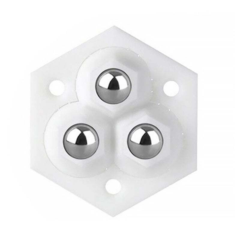 💝360° rotating three-ball caster(4PCS)