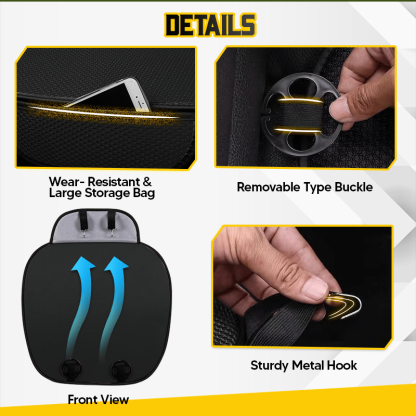 🔥🔥Breathable & Anti-Slip Viscose Filament Car Seat Covers !