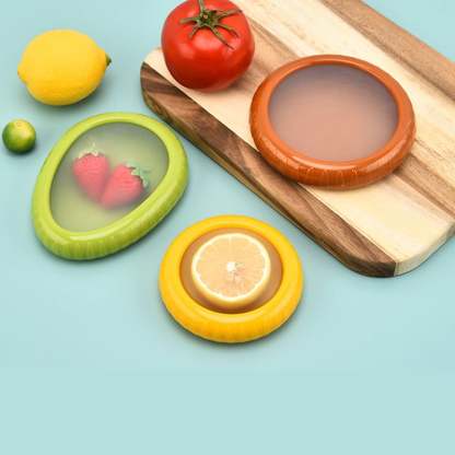 🔥🔥Sommerschlussverkauf-49% Rabatt🍎Obstaufbewahrungsbox aus Silikon