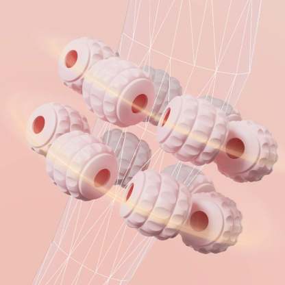 👗👗Double Row Roller Leg Clamp Massager