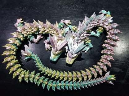 🐉Articulated Crystal Dragon and Dragon Egg🐉🥚