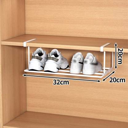 Multi-functional tiered partition shoe rack