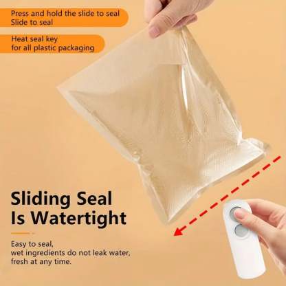 Small 2-in-1 Rechargeable Magnetic Snack Sealer Household Mini Sealing Machine