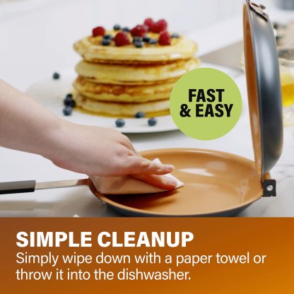 💕 DOUBLE SIDED NON-STICK FRYING PAN