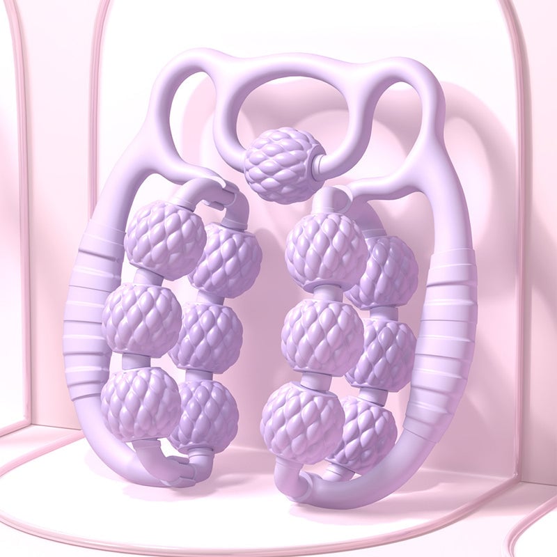 👗👗Double Row Roller Leg Clamp Massager