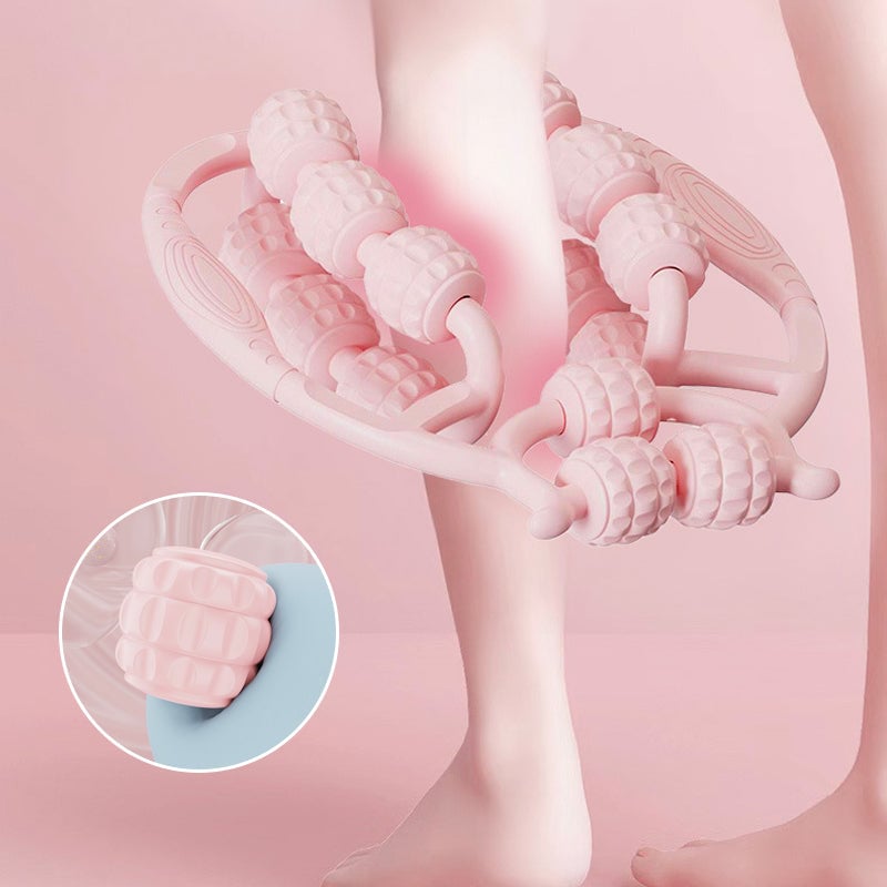 👗👗Double Row Roller Leg Clamp Massager
