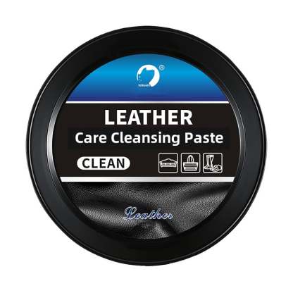 Leather care cleaning paste
