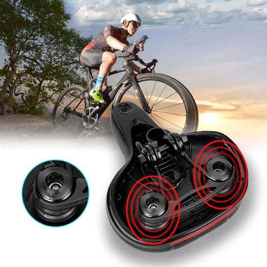 Extra Wide Comfort Bicycle Saddle