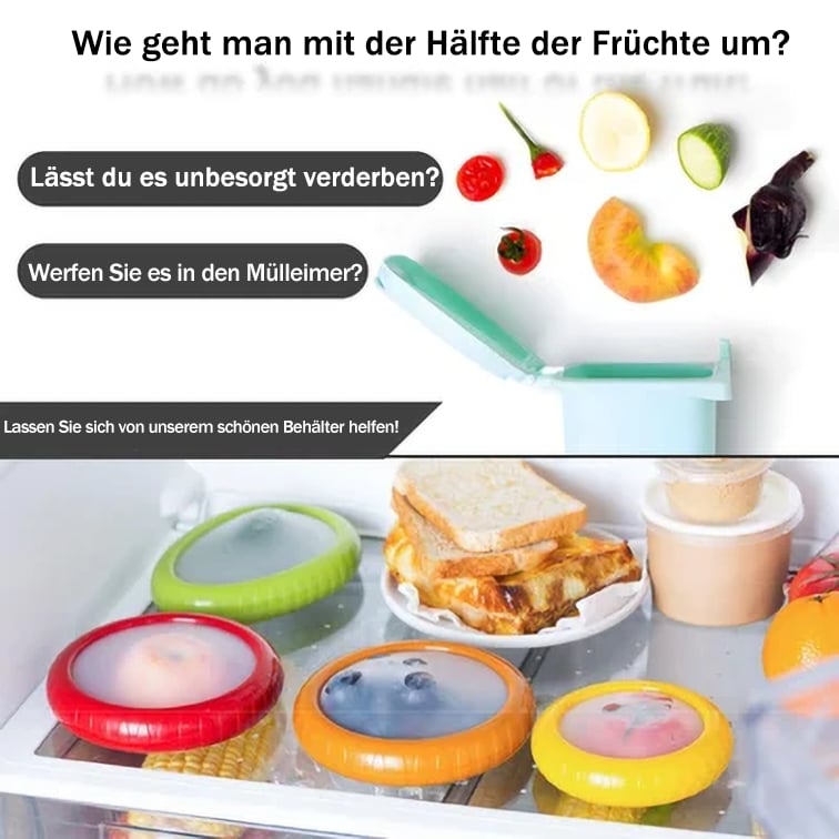 🔥🔥Sommerschlussverkauf-49% Rabatt🍎Obstaufbewahrungsbox aus Silikon