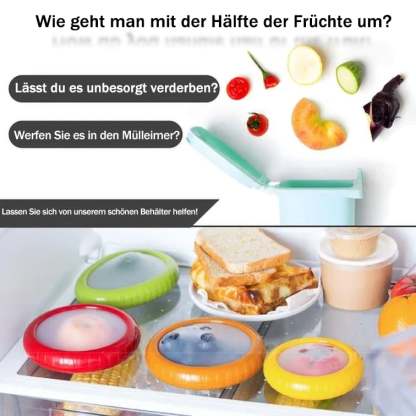 🔥🔥Sommerschlussverkauf-49% Rabatt🍎Obstaufbewahrungsbox aus Silikon