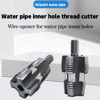 🔥Last Day - 49% OFF🔥 Electric Drill Compatible PVC Pipe Threader Kit with Various Die Sizes