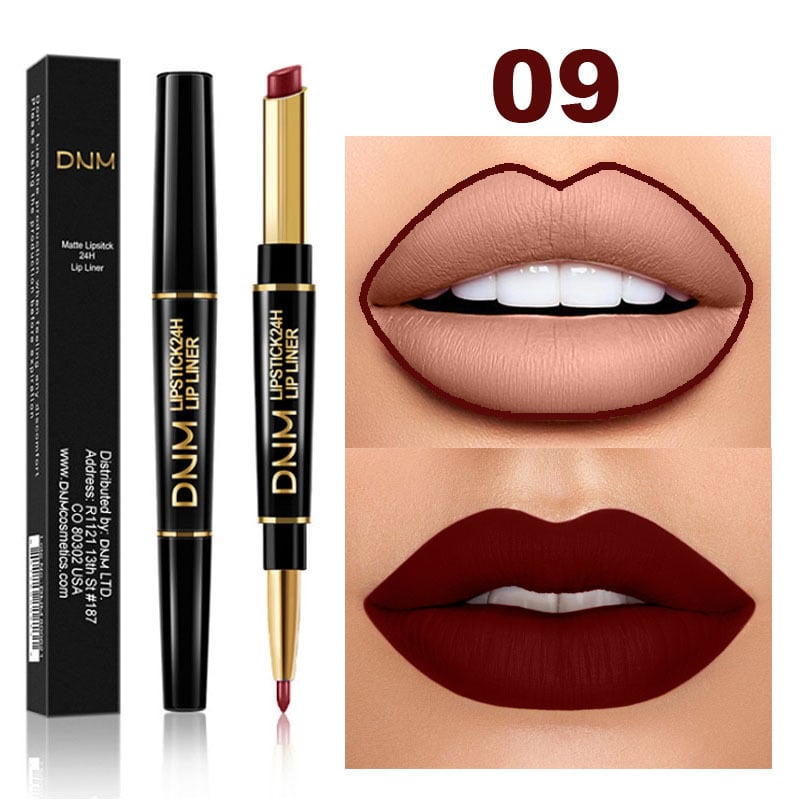 💄💄2-in-1 Waterproof Lipstick Lip Liner