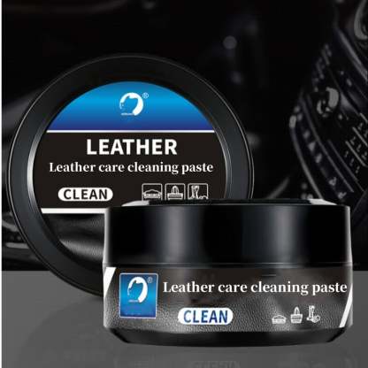 Leather care cleaning paste