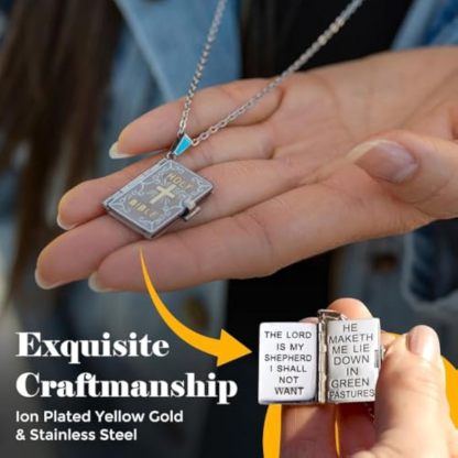 🔥 Last Day 49% OFF 😍Openable Holy Cross Bible Pendant