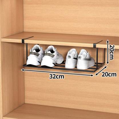 Multi-functional tiered partition shoe rack