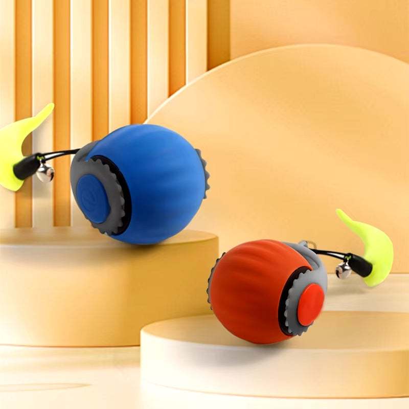 🐾 Speedy Tail 2.0 - Interactive Electric Rolling Ball with Teasing Tail – Smart Cat Toy for Indoor & Outdoor Fun 🎉🐱
