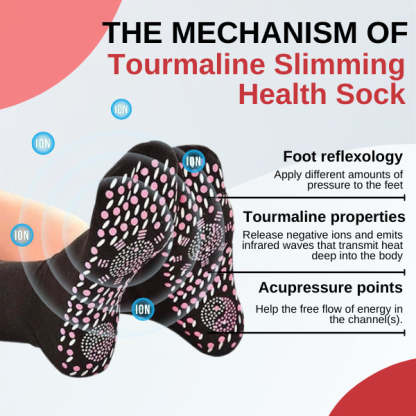(🔥Last Day Promotion🔥- SAVE 48% OFF) Tourmaline Lymphvity Slimming Health Sock
