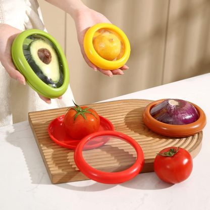 🔥🔥Sommerschlussverkauf-49% Rabatt🍎Obstaufbewahrungsbox aus Silikon