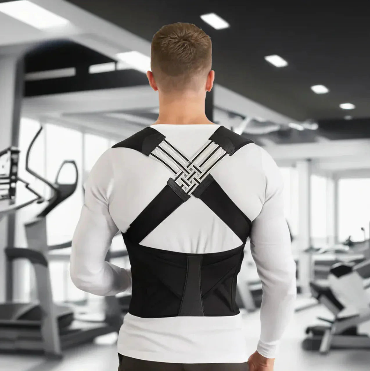 Adjustable Back Posture Belt for Men and Women| Shoulder, Back Support Belt | Back Straightener Brace For Spine & Body Posture Correction | Clavicle Support | Universal Size