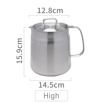 2-in-1 304 Stainless Steel Multifunctional Oil Strainer Pot