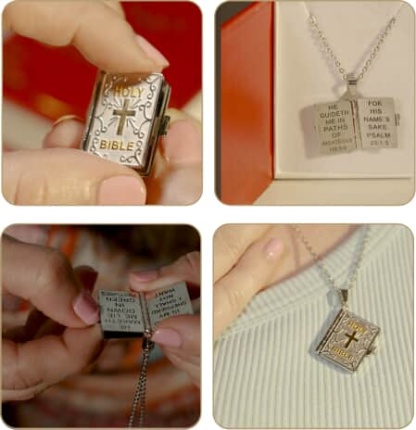 🔥 Last Day 49% OFF 😍Openable Holy Cross Bible Pendant