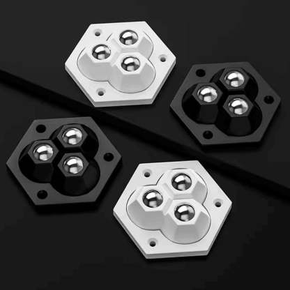 💝360° rotating three-ball caster(4PCS)