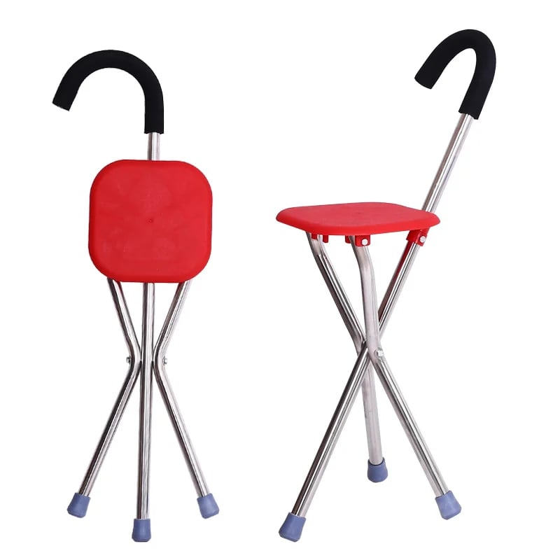 🔥Foldable Lightweight Seat Cane for Seniors Adult⭐