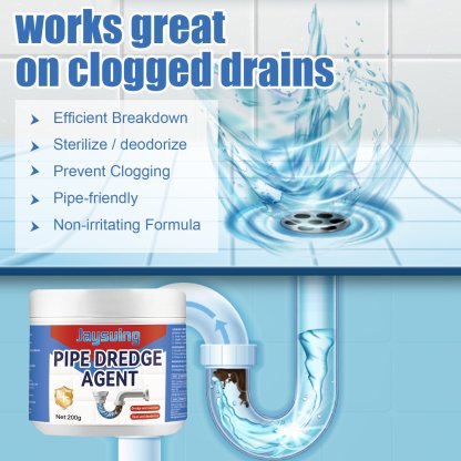 🚰 Multi-functional pipe unclogging agent