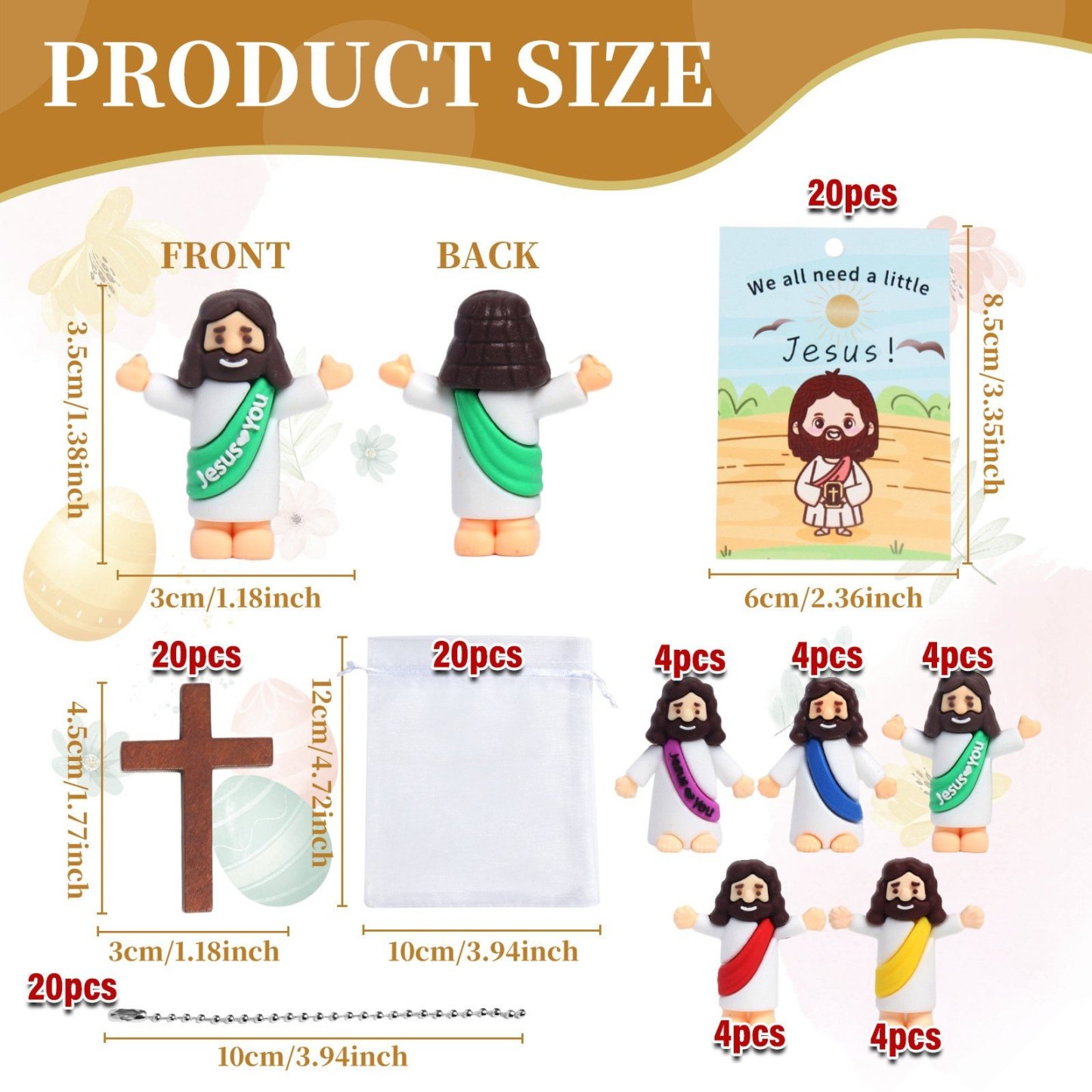 🌟2025 NEW YEAR ON SALE -💖 Mini Jesus Figures Original Design