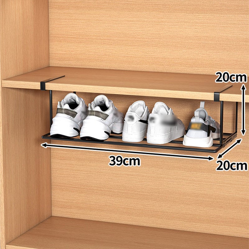 Multi-functional tiered partition shoe rack