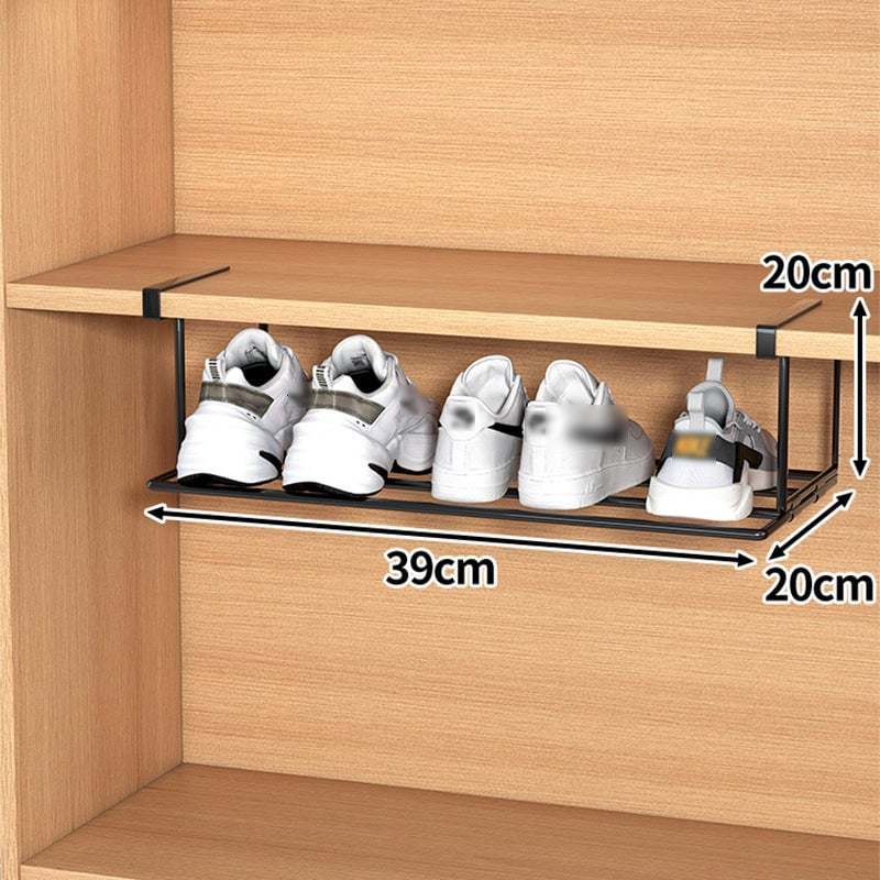 Multi-functional tiered partition shoe rack