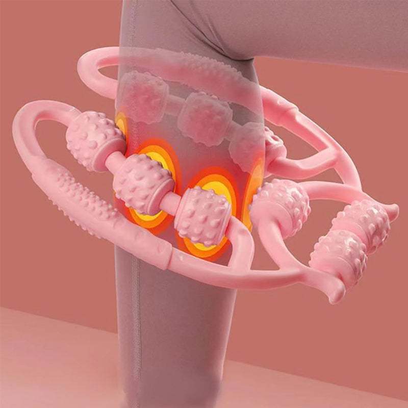 👗👗Double Row Roller Leg Clamp Massager