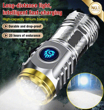 Three-eyed Monster Mini Flash Super Power Flashlight
