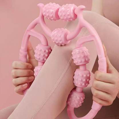 👗👗Double Row Roller Leg Clamp Massager