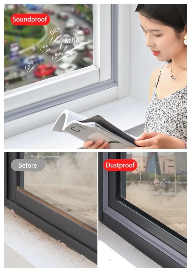 🔥 Self Adhesive Window Gap Sealing Strip (2M/6.6FT)