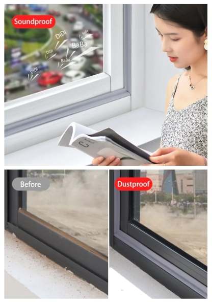 🔥 Self Adhesive Window Gap Sealing Strip (2M/6.6FT)