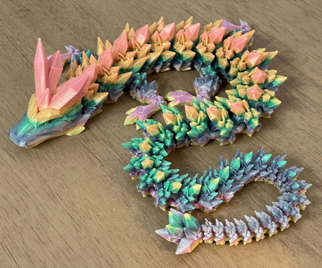 🐉Articulated Crystal Dragon and Dragon Egg🐉🥚