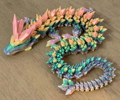 🐉Articulated Crystal Dragon and Dragon Egg🐉🥚