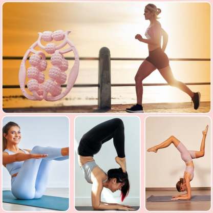 👗👗Double Row Roller Leg Clamp Massager