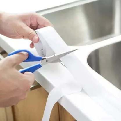 Magic Anti-Mold Peel & Stick Self-adhesive Caulk Tape Strip