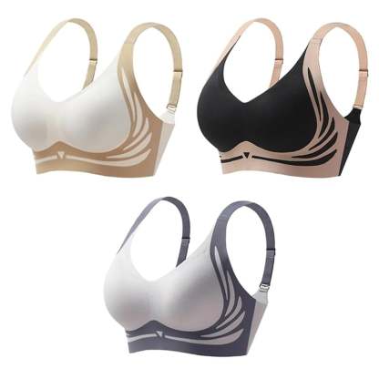 🔥$29.98/3 pcs 💥Buy 3 get $30 off🎁Super gather bra | Wireless Push-up Bra👍No more sagging breasts