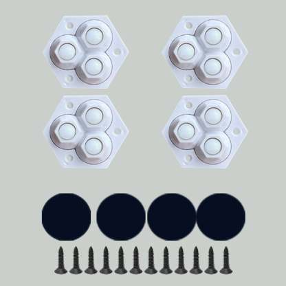 💝360° rotating three-ball caster(4PCS)