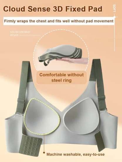 🔥$29.98/3 pcs 💥Buy 3 get $30 off🎁Super gather bra | Wireless Push-up Bra👍No more sagging breasts
